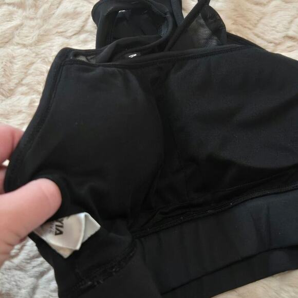 Zyia Black Active One More Rep Padded Sports Bra, Size Small - Picture 8 of 8